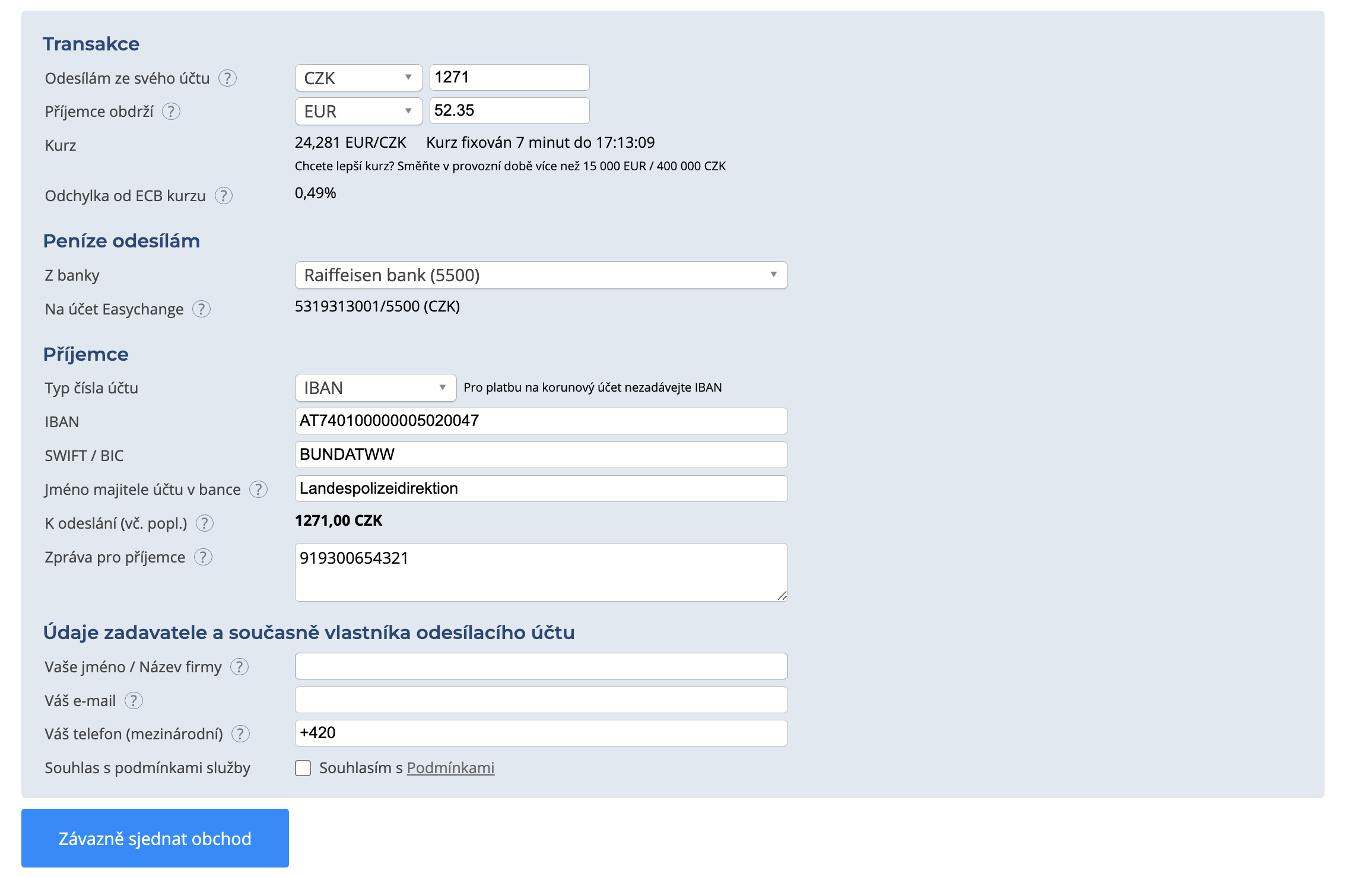 Europlatba n&aacute;vod